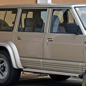 Déflecteurs de fenêtre Nissan <span class=keywords><strong>Patrol</strong></span> / Safari / GQ / GU 1987-2021, noir mat, autocollants, déflecteurs de vent, pare-pluie, 4 pièces - Product Image 5