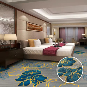 Alfombra de Hotel de Nylon Tufted de Pelo Cortado de Pared a Pared, Alfombra Axminster para Uso en Coche y Hogar - Product Image 1