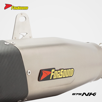 Système d'échappement de moto Forsound Factory à prix de gros, silencieux arrière 3D Forerunner, système slip-on pour CFmoto 675NK 675SR