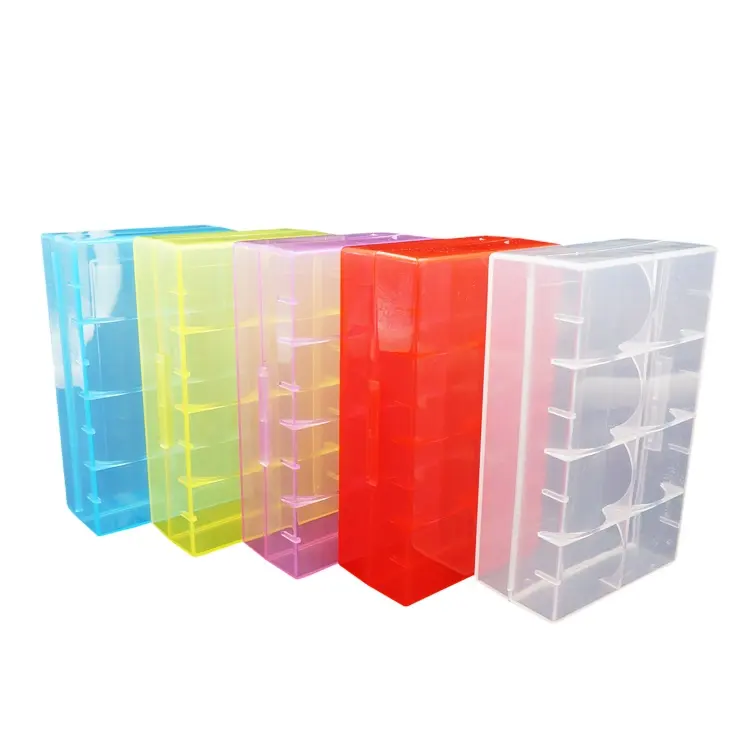 Vapcell 2 Slots Plastic Case Li-ion Battery Plastic Storage Case Box For 2* 18650 Battery Storage