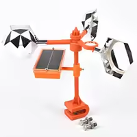 Répulsif à oiseaux à énergie éolienne avec dissuasion réfléchissante et dispositif de dissuasion des corbeaux pour poteaux