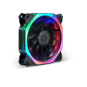 คูลมูนพัดลม RGB ขนาด 12 ซม. 120x120x25 มม. แบริ่งของเหลว 3 พิน 4 พินพัดลมระบายความร้อนเคสคอมพิวเตอร์ - Product Image 3