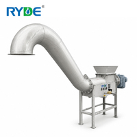 Presse à vis industrielle perforée en acier inoxydable SS304 pour boues, moteur, productivité 1,2 m/h, usine SEW/NORD