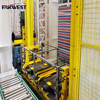 Équipement d'empilage de palettes à double colonne haute capacité pour le stockage industriel Grandes charges larges d'entreposage efficaces