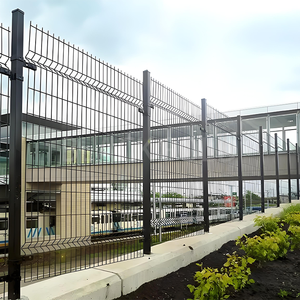 High Quality Square <strong>3D</strong> Curvy Fence Factory Sale Customized Welded <strong>Mesh</strong> Coated Bending <strong>Trellis</strong> &amp; Gates with CE - Product Image 3