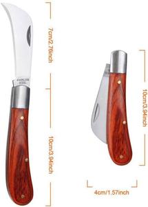 Coltello da Ocule pieghevole Peaktop con tasche da giardino - Product Image 3