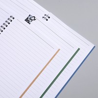 Carnet ligné à spirale en gros à bas prix, journal créatif vintage en papier kraft, notes exquises et mignonnes pour la planification