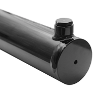 Cylindre hydraulique télescopique en acier à double action pour remorque à benne basculante, traitement de surface au chrome dur