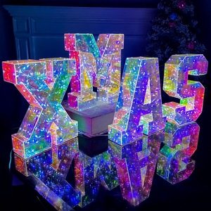 Combinaison créative de chiffres et lettres anglaises lumineuse et colorée pour cadeau express transfrontalier - Product Image 3