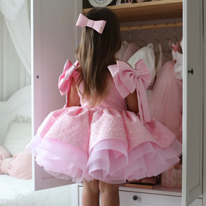 Pink Kids <strong>Girls</strong>' Party <strong>Dress</strong> Birthday <strong>Baby</strong> <strong>Girl</strong> Outfit Elegant Princess Flower Children <strong>Dresses</strong> Kids <strong>Girls</strong>' Wear 2-12 <strong>Years</strong> - Product Image 6
