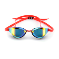 Lunettes de natation personnalisées pour adultes, anti-buée, protection UV, lentilles en PC transparentes, joint en silicone, lunettes de natation directes d'usine