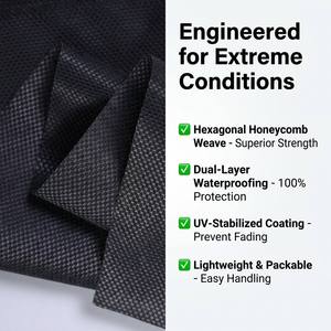 Tissu en nylon jacquard 200D durable, imperméable et résistant aux déchirures pour auvents, tentes, sacs d'extérieur, produits pour animaux de compagnie, pochettes de rangement et utilisations en canopée - Product Image 4