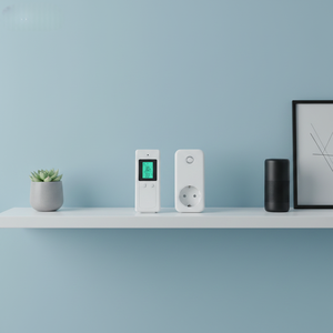 Termostato programable con diseño LCD, fácil de usar, enchufable, inalámbrico, para calefacción o refrigeración en la sala de estar del hogar. - Product Image 5