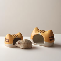 BUCATSTATE Maisonnette en céramique pour hamsters et petits animaux, abri rafraîchissant pour l'été