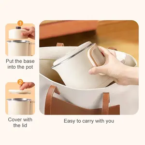 Travel Kettle Electric 800ml Travelling 110 220 Water Tea Coffee Small Fold Outdoor Foldable Portable Travel Electric Kettle
