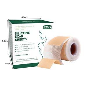 4cm * 300cm Plâtre chinois de sécurité respirant et confortable pour améliorer l'hyperplasie des cicatrices et estomper les cicatrices Feuilles de cicatrices en silicone - Product Image 1