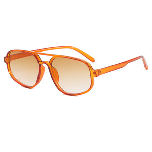 Hot Selling Fashion Popular New Men and Women <b>for</b> Simple Retro Lightweight Multi-Color Double Beam Sunglasses - Product Image 5