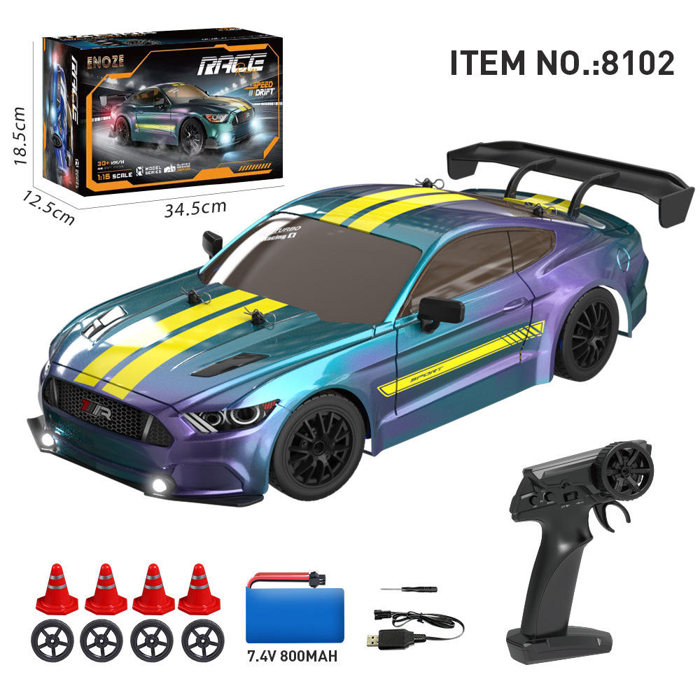 Mustang, voiture de drift à l'échelle réelle [boîte de couleur violet-anglais]