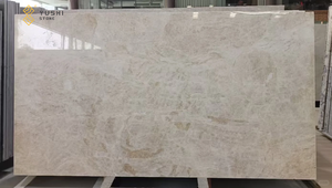Кварцитовые плиты YUSHI Brazilian Light Creamy Grey <span class=keywords><strong>Taj</strong></span> <span class=keywords><strong>Mahal</strong></span> для кухонных столешниц и декоративной отделки стен - Product Image 2