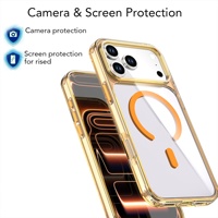 Coques de protection magnétiques sans fil pour iPhone 17 Pro Max, 16 Plus, 15, 14, 13, avec dos en PC pour iPhone 17 Air