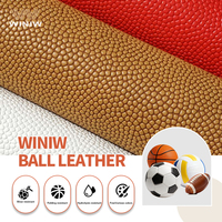 Cuir PU Rigide Métallique Écologique Imperméable et Antibactérien pour Ballons de Football et de Basketball, Résistant à l'Abrasion, 1.0-2.0mm