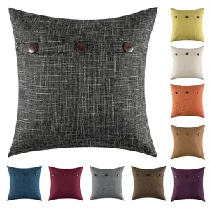 Giá Rẻ Linen Cushion Cover, Lớn 45X45 60X60 Linen Gối Bìa, Linen Cushion Cho Trang Trại Trang Trí Nội Thất Gối Màu Xanh Lá Cây Bao Gồm Bán