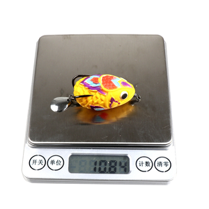 WEI <span class=keywords><strong>4</strong></span>,5 cm/11g 5 colores Rana suave Mini señuelo suave señuelo de Pesca agua superior flotante señuelos de rana cebo de agua dulce Wobbler Pesca - Product Image 6