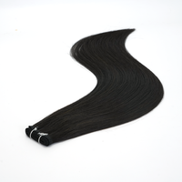 Extensions de cheveux humains européens teints couleur brun Balayage, cuticules intactes, Remy, double trame, 50g