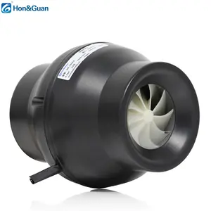 Hon & Guan Fans fabricant ce moteur OEM silencieux turbo ventilateur en ligne pour échappement de fumée