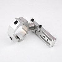 Support de fixation pneumatique haute résistance sur mesure, amortisseur de vibrations réglable à 180 degrés, acier inoxydable/aluminium, perçage CNC