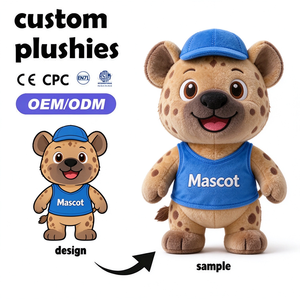 Peluche personalizzato con logo CE, igena di peluche personalizzata per regali promozionali, peluche igena per mascotte - Product Image 2