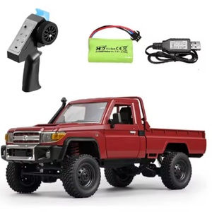 Coche RC a Escala 1:12 SJY-MN82 PRO Mejorado 4x4 Todoterreno con Faros, Control Remoto, Juguete para Niños, Regalo para Adultos - Product Image 3