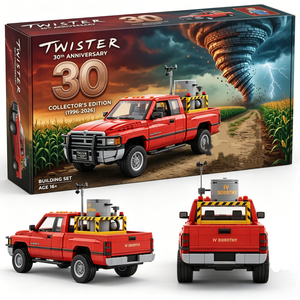 Set <span class=keywords><strong>de</strong></span> Bloques <span class=keywords><strong>de</strong></span> Construcción <span class=keywords><strong>de</strong></span> Camioneta Roja Técnica - Modelo <span class=keywords><strong>de</strong></span> Vehículo 4x4 Storm Chaser, Ladrillos <span class=keywords><strong>de</strong></span> Juguete DIY, Regalo para Coleccionistas y Fans - Product Image 1