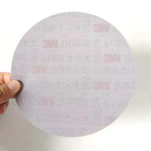 Papel <span class=keywords><strong>de</strong></span> <span class=keywords><strong>Lija</strong></span> Autoadhesivo <span class=keywords><strong>de</strong></span> <span class=keywords><strong>3M</strong></span> para Trizact <span class=keywords><strong>de</strong></span> 6 Pulgadas, Grano <span class=keywords><strong>1500</strong></span>, para Lijado en Seco/Húmedo, Esponja <span class=keywords><strong>de</strong></span> Óxido <span class=keywords><strong>de</strong></span> Aluminio para Pulir - Product Image 5