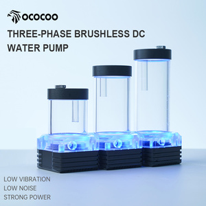 Pompe de refroidissement à eau OC-U8D-T avec réservoir intégré, filetage G1/4 pour serveur IA, HPC, refroidissement laser industriel, système <span class=keywords><strong>silencieux</strong></span> PWM - Product Image 1