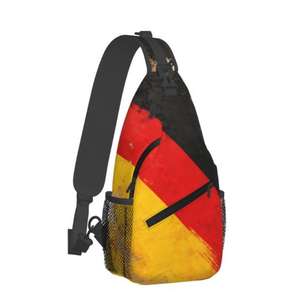 Sac à bandoulière avec drapeau allemand, sac à bandoulière pour <span class=keywords><strong>voyage</strong></span>, randonnée, cyclisme, camping - Product Image 2