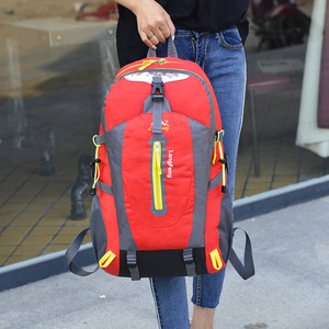 Unisex 40L Classic Outdoor Hiking <b>Backpack</b> <b>Waterproof</b> Polyester Lining Zipper Closure for Cycling Sports School Casual Travel - Product Image 6