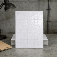 Topjlh Puzzle personnalisé à sublimation vierge pour cadeau familial multi-occasions avec photo personnalisée pour les anniversaires et les fêtes