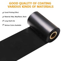 Cintas de Transferencia Térmica Personalizadas de Fábrica para Impresión de Etiquetas, Cintas de Cera/Resina/Cera-Resina para Impresión de Códigos de Barras