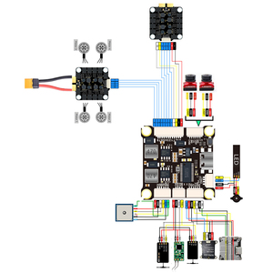 F435 Metal Flight Controller <strong>Module</strong> F4 V3 60A 4in1 ESC DIY RC <strong>FPV</strong> Racing Drone Quadcopters for DIYers - Product Image 5