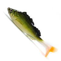 Leurre souple en PVC imprimé en 3D, saumon, 9 cm, lot de 4, appât artificiel sans hameçons, équipement de pêche pour bar, persée, pêche en mer, pêche en bateau