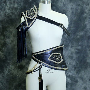 Conjunto de ropa brillante para chica sexy, <span class=keywords><strong>disfraz</strong></span> de actuación para Bar Club, disfraces de iluminación de baile Led - Product Image 6