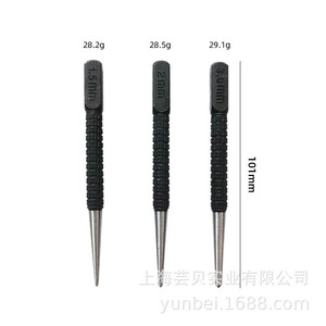 YB Center Drill <b>Punch</b> 1.5 2 3mm Carbon Steel 101mm Length For Metal Drilling Positioning Tool <b>Set</b> - Product Image 1