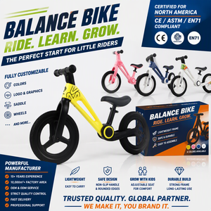 Bicicleta de Equilibrio Plegable de 12 Pulgadas con Marco de Fibra de Nailon, Nuevo Diseño, Alta Calidad, Precio Económico, Promoción al por Mayor para Niños Pequeños y Bebés - Product Image 6