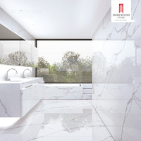 Dalle de pierre artificielle Staturio blanche 1600x3200mm – Solutions modernes et écologiques pour revêtements de sol résidentiels, dessus de table et plans de toilette