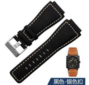 High Quality <strong>Italy</strong> Genuine <strong>Leather</strong> Men's Watch Bands for Watch 35*24mm - Product Image 5
