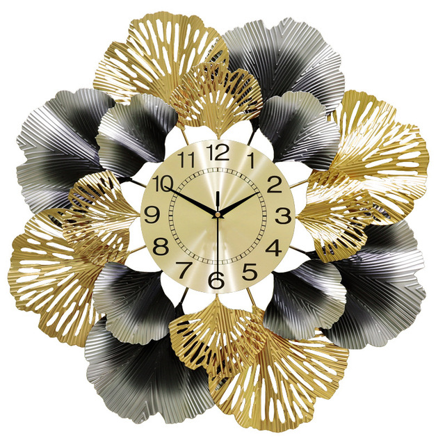 Nordic Fashion Wall Decoration Handmade Luxury Style Design Art Crafts Wall Clocks for Hotel and Living Room