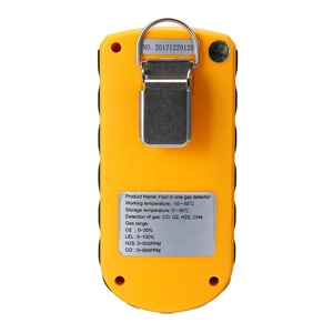 เครื่องตรวจจับก๊าซดิจิตอล HT-1805 4 in 1 พร้อมสัญญาณเตือนและเสียงเตือน สำหรับก๊าซ H2s/co/o2/ก๊าซไวไฟ - Product Image 2
