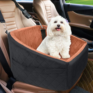Fashion Washable Dog Booster Seat Kleiner Hund Autos itz Reise bett Aufbewahrung tasche Sicherheits gurt für Haustiere 30 Pfund Hunde bett - Product Image 1