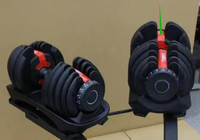 Haltères réglables Iron Home Gym 24KG avec poignée antidérapante - Équipement de fitness